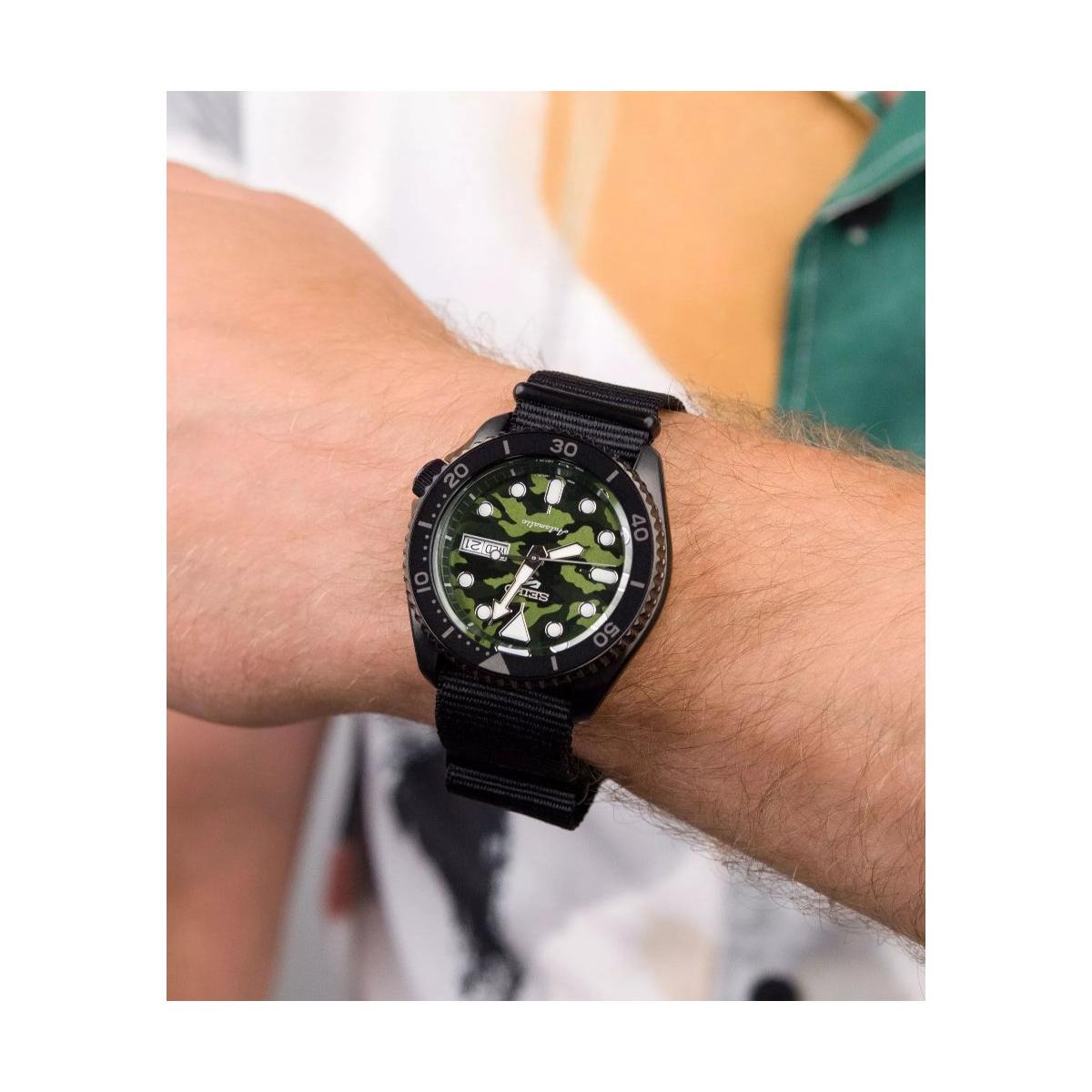 ZEGAREK SEIKO 5 SPORTS AUTOMATIC SKX ''CAMOUFLAGE'' STREET STYLE
