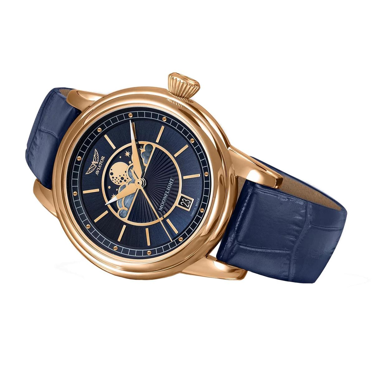 ZEGAREK AVIATOR DOUGLAS MOONFLIGHT