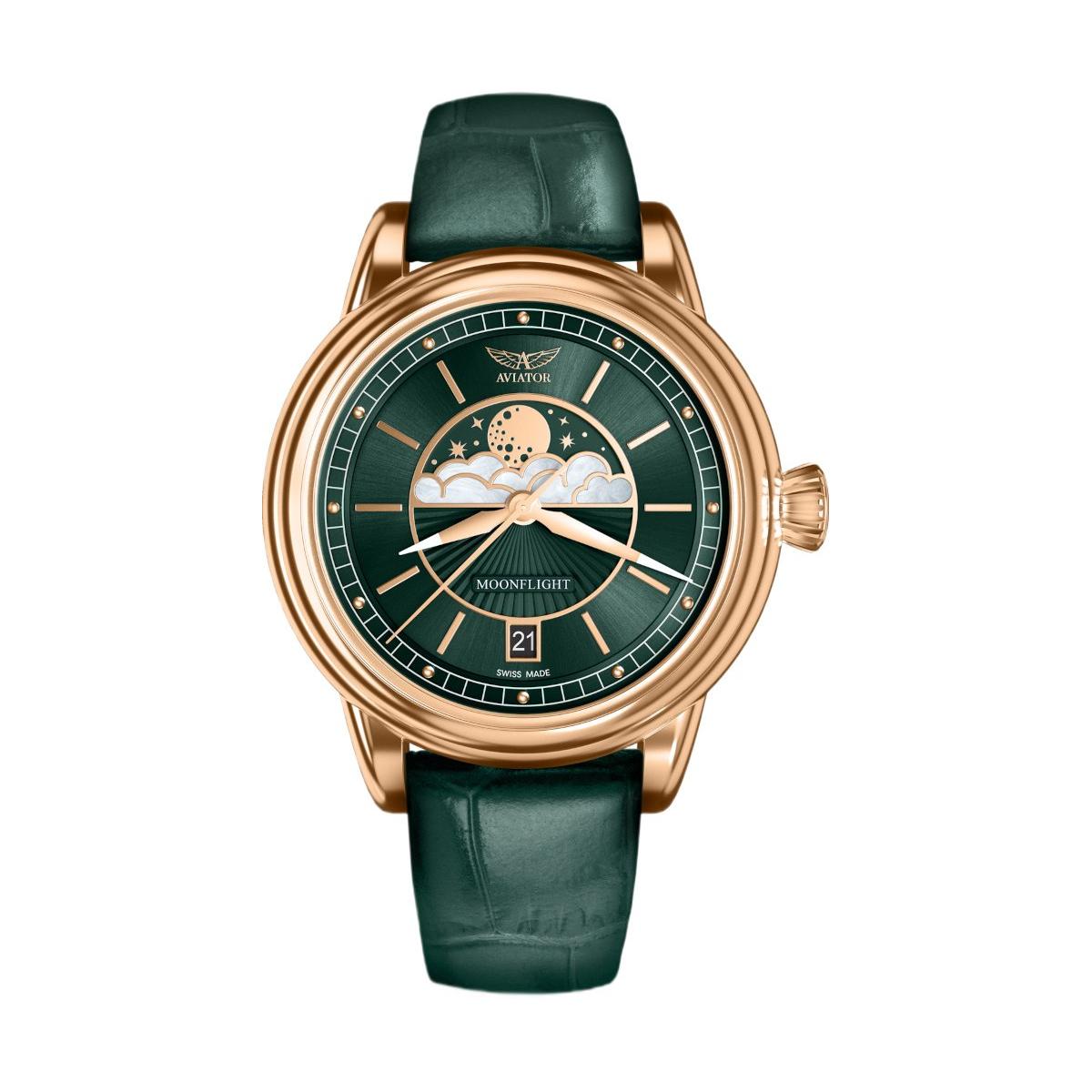 ZEGAREK AVIATOR DOUGLAS MOONFLIGHT