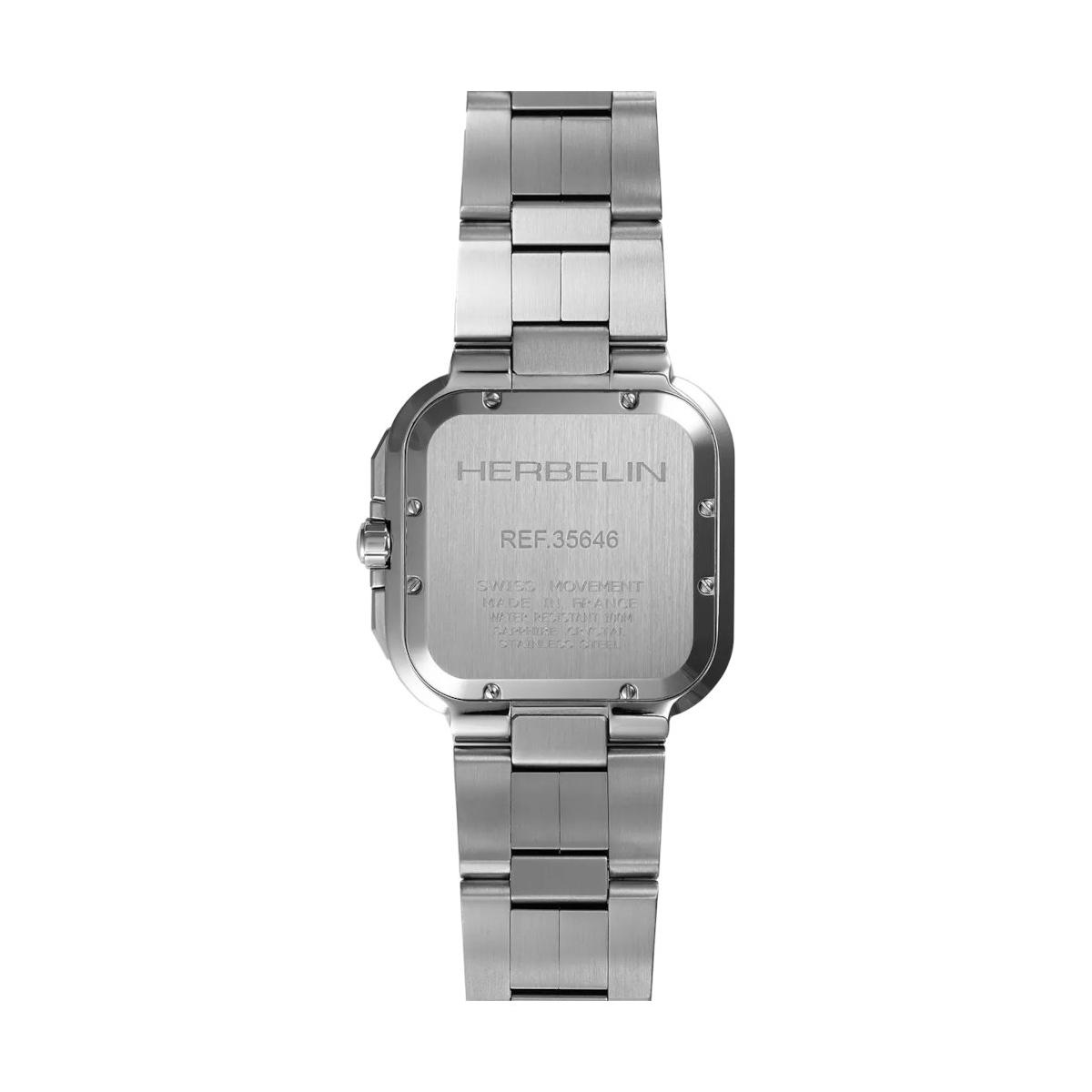 ZEGAREK HERBELIN CAP CAMARAT SQUARE CHRONOGRAPH