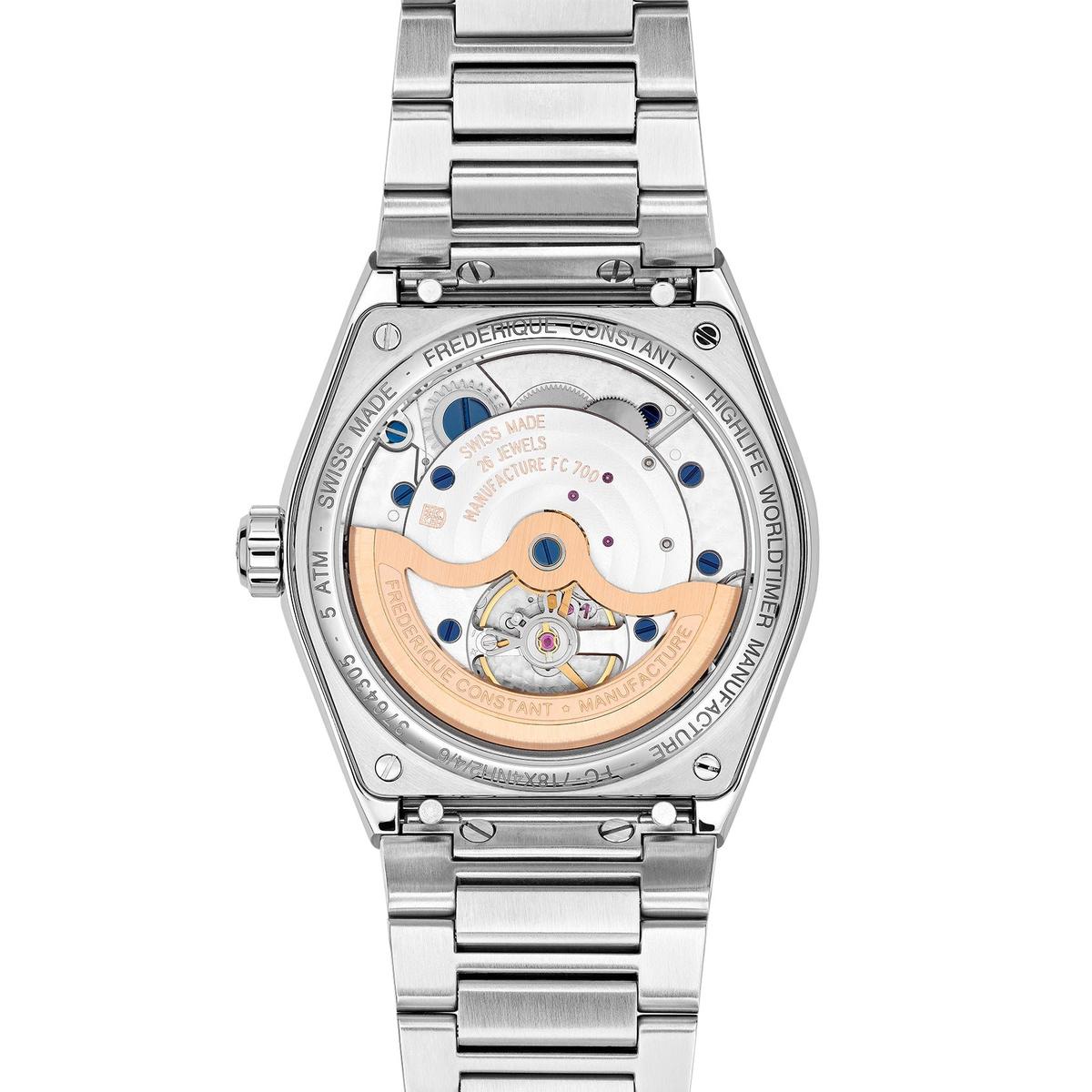 ZEGAREK FREDERIQUE CONSTANT HIGHLIFE WORLDTIMER MANUFACTURE