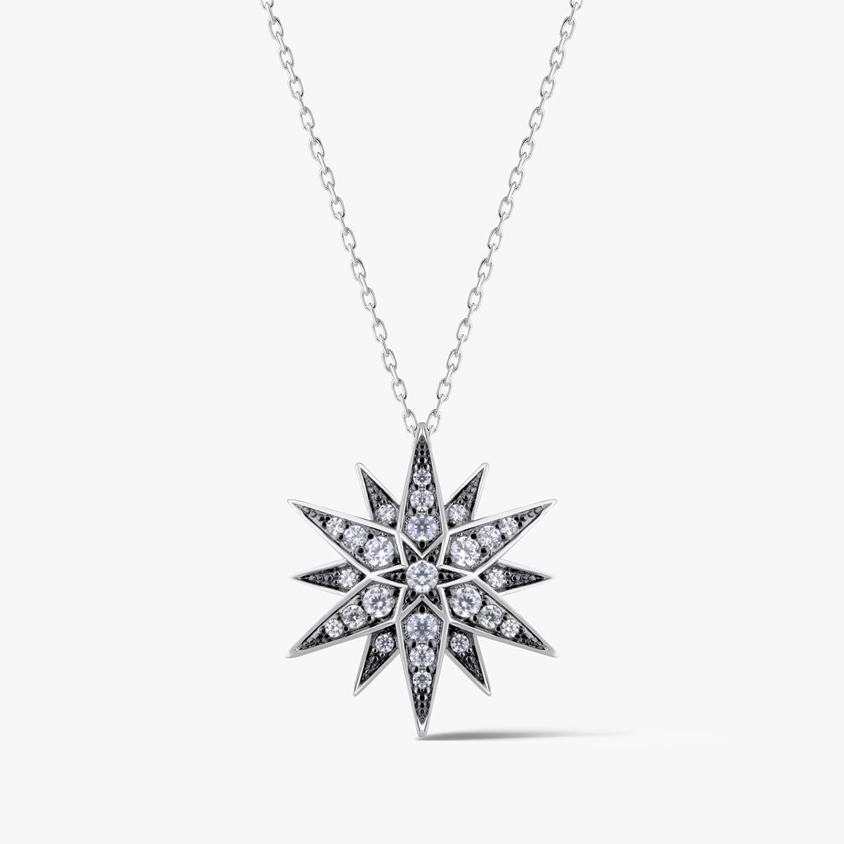 Broszka srebrna Royal Star