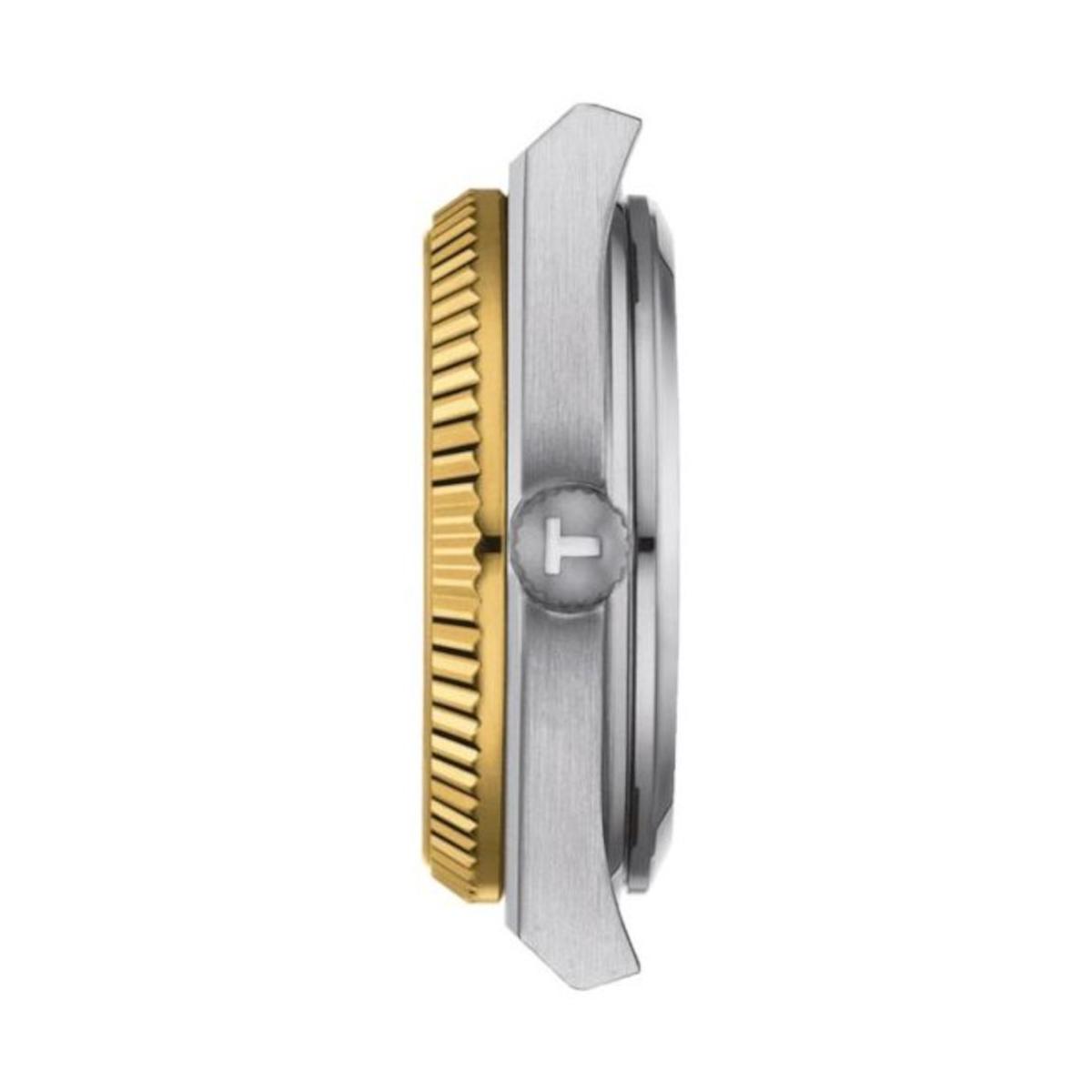 TISSOT PRX POWERMATIC 80 35MM STEEL AND 18K GOLD BEZEL
