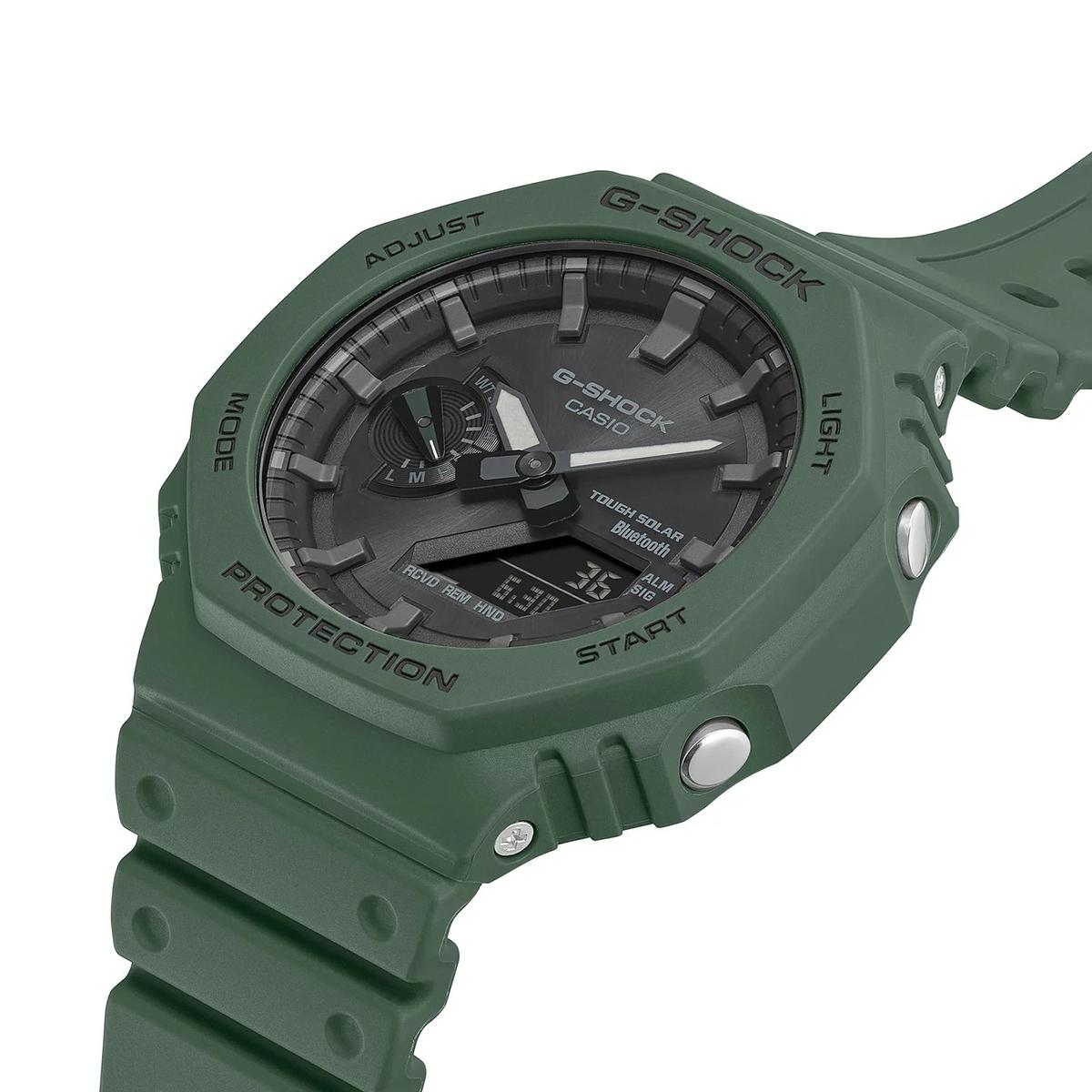 ZEGAREK G-SHOCK Octagon Green CasiOak