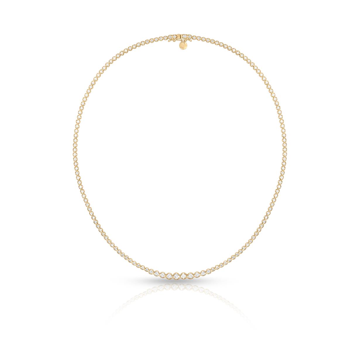 Naszyjnik złoty z brylantami