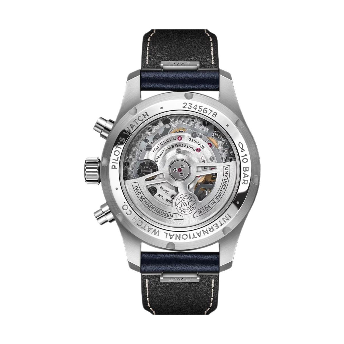 ZEGAREK IWC SCHAFFHAUSEN PILOT''S AUTOMATIC CHRONOGRAPH