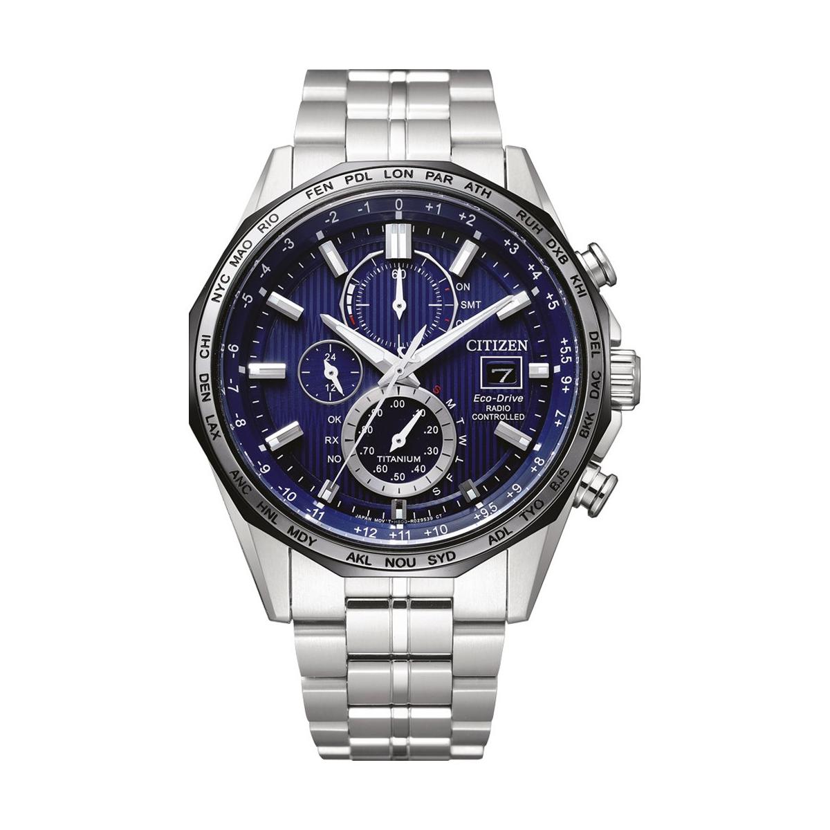 ZEGAREK CITIZEN RADIO CONTROLLED SUPER TITANIUM CHRONOGRAPH