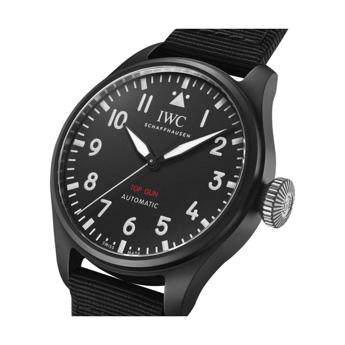 ZEGAREK IWC SCHAFFHAUSEN BIG PILOT''S AUTOMATIC TOP GUN