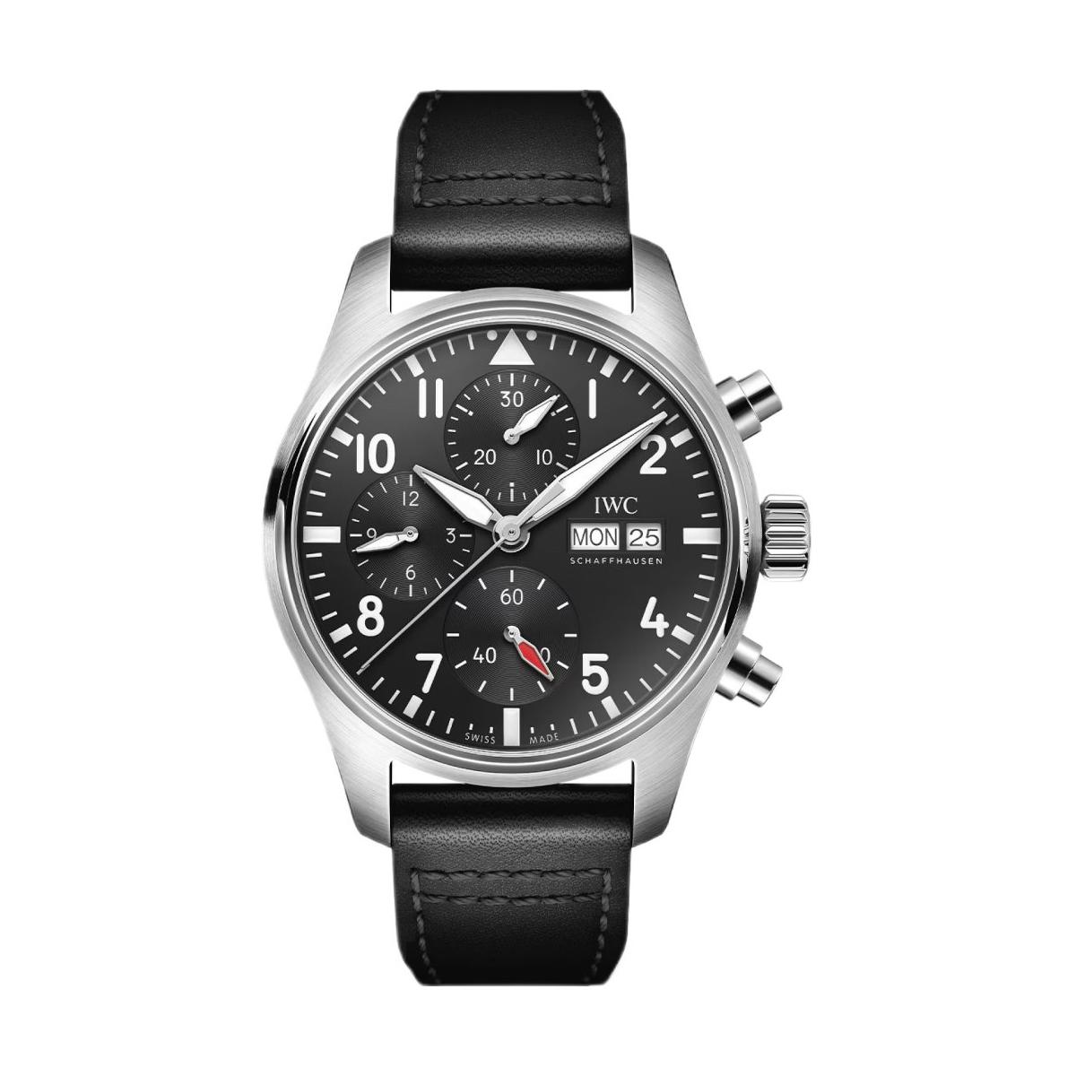 ZEGAREK IWC SCHAFFHAUSEN PILOT''S AUTOMATIC CHRONOGRAPH