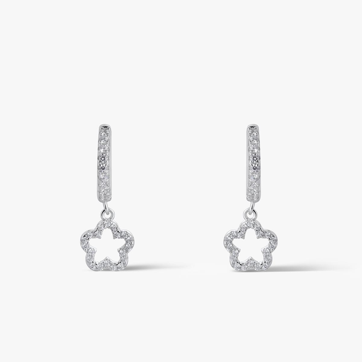 Kolczyki srebrne z cyrkoniami