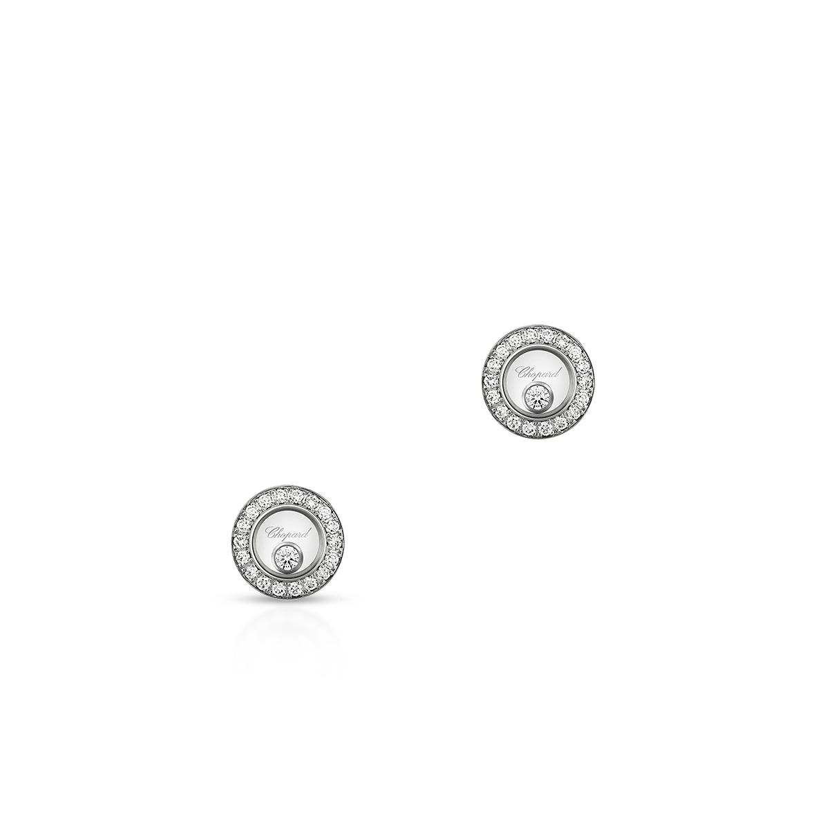 Kolczyki białe złoto HAPPY DIAMONDS Chopard