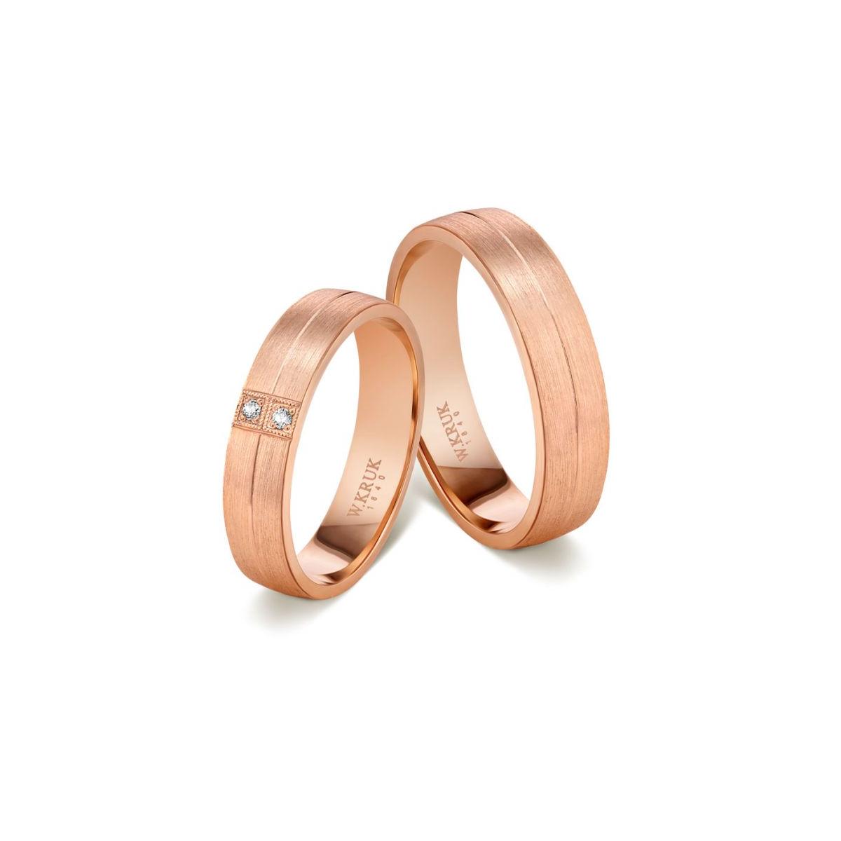 Obrączka złota Fortunata damska