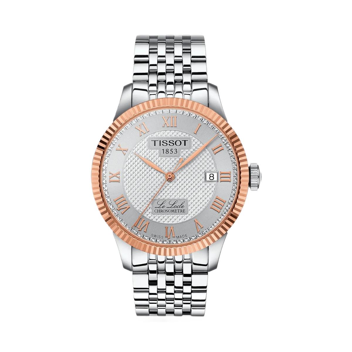 TISSOT Le Locle COSC 39mm 18k Gold Bezel