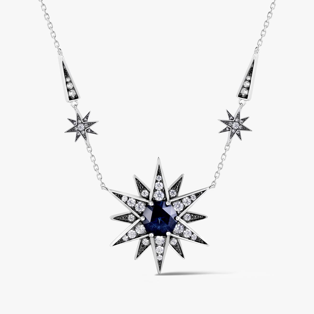 Naszyjnik srebrny Royal Star