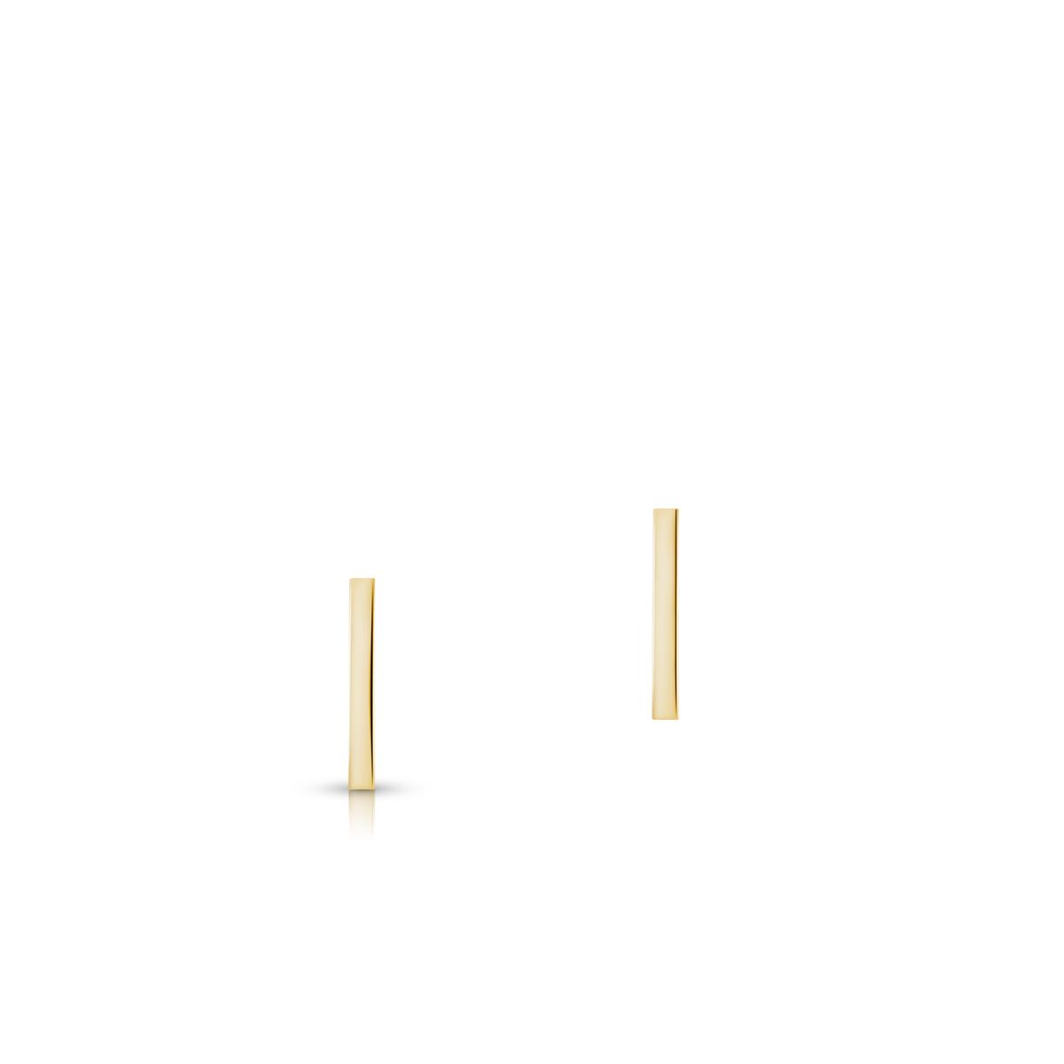Kolczyki złote minimalistyczne