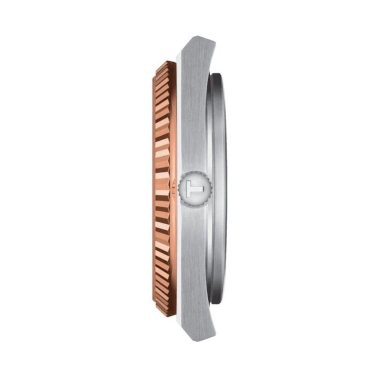 TISSOT PRX POWERMATIC 80 STEEL AND 18K GOLD BEZEL