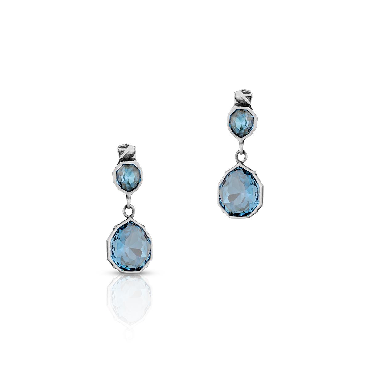 Kolczyki srebrne Motyle