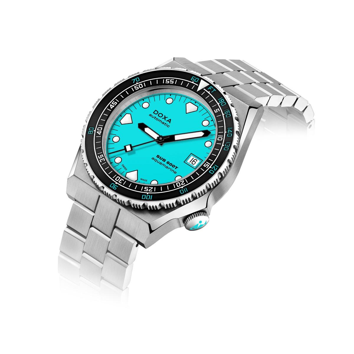 ZEGAREK Doxa SUB 600T Aquamarine