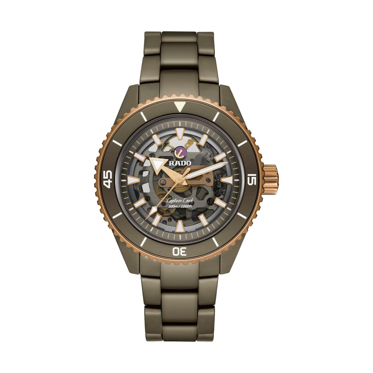 ZEGAREK RADO Captain Cook High-Tech Ceramic Skeleton