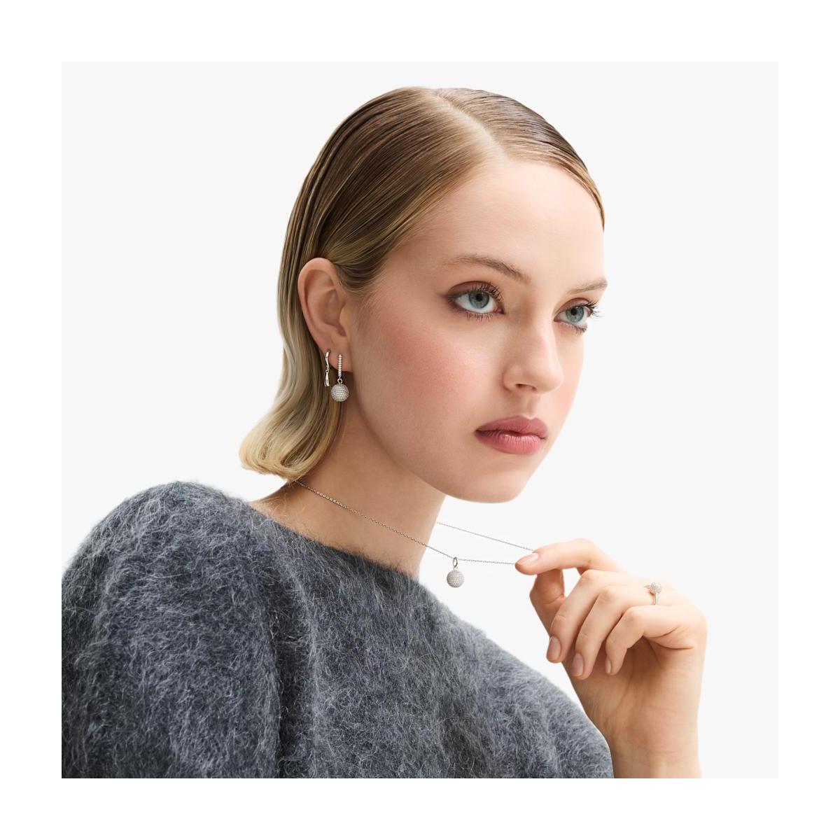 Naszyjnik srebrny z cyrkoniami