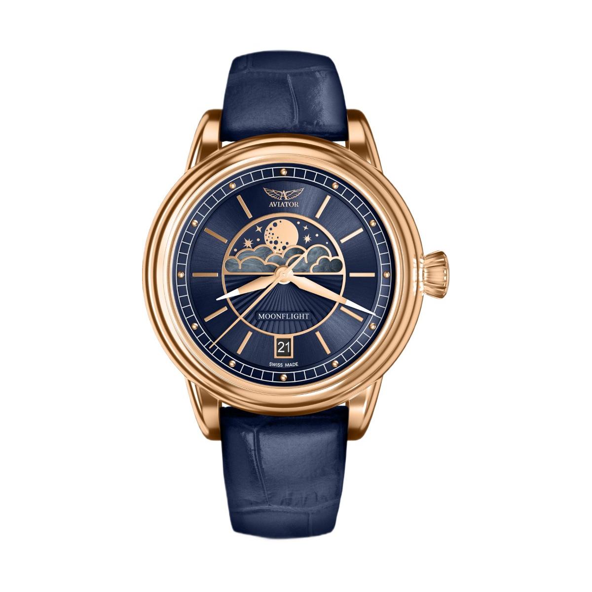 ZEGAREK AVIATOR DOUGLAS MOONFLIGHT