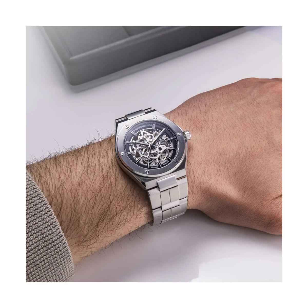 ZEGAREK HERBELIN CAP CAMARAT AUTOMATIC SKELETON
