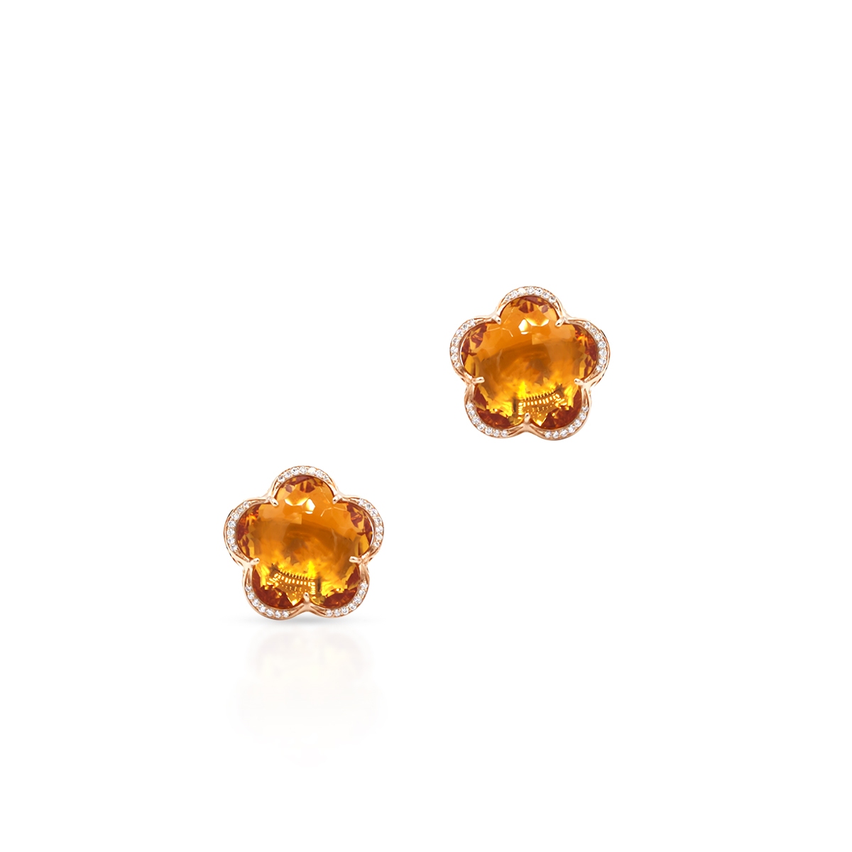 Kolczyki różowe złoto PASQUALE BRUNI