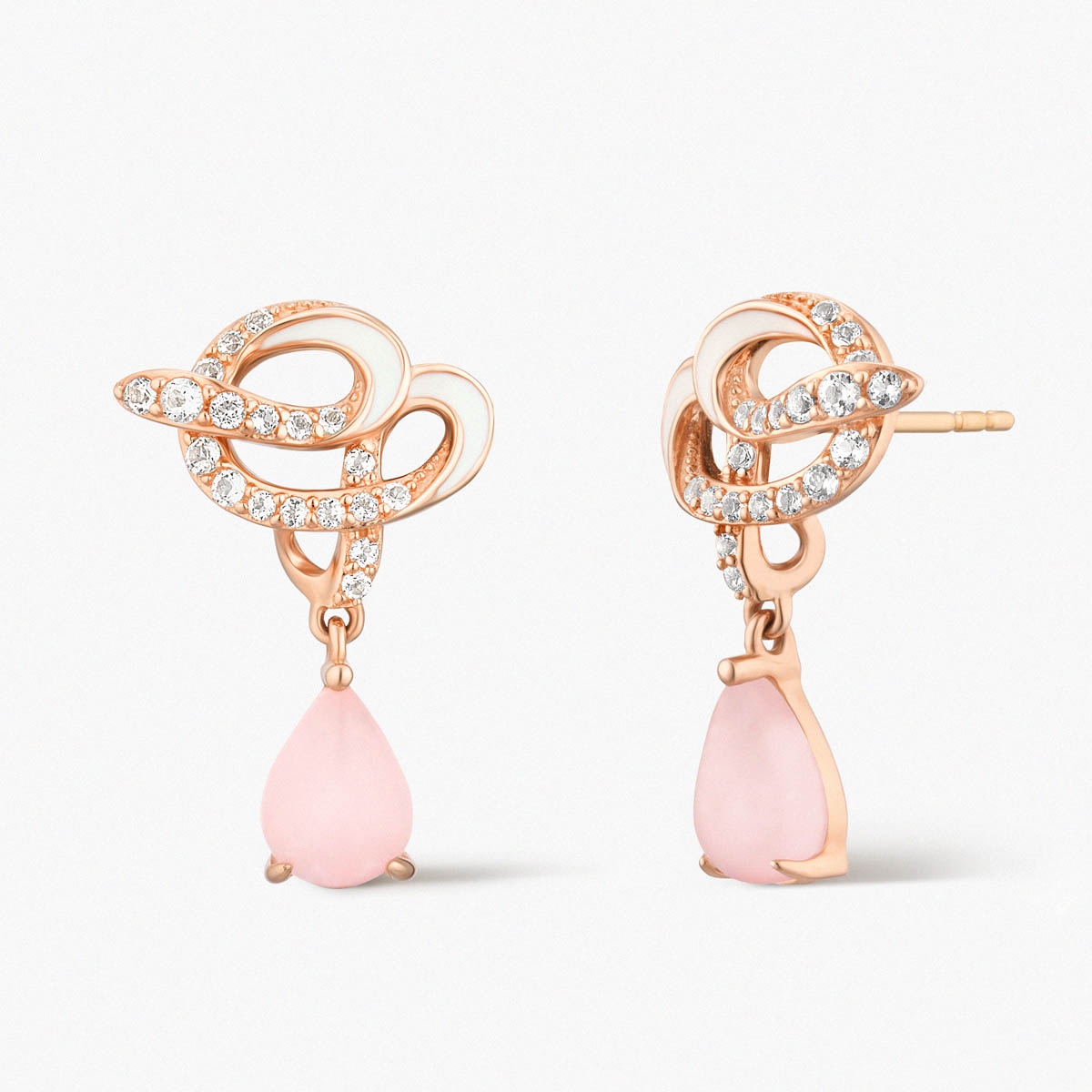 Kolczyki złote Balerina