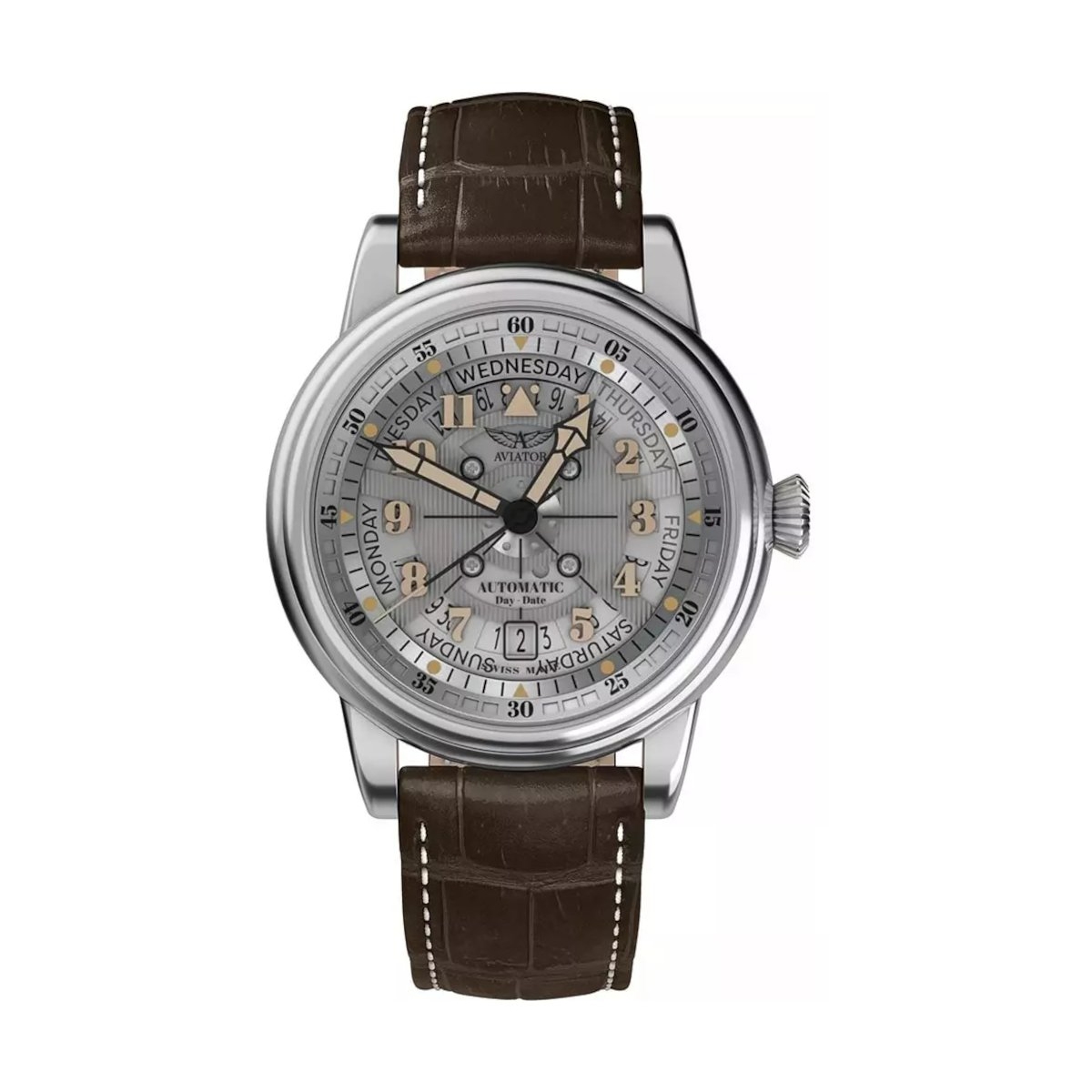 ZEGAREK AVIATOR DOUGLAS DAY-DATE MECA-41