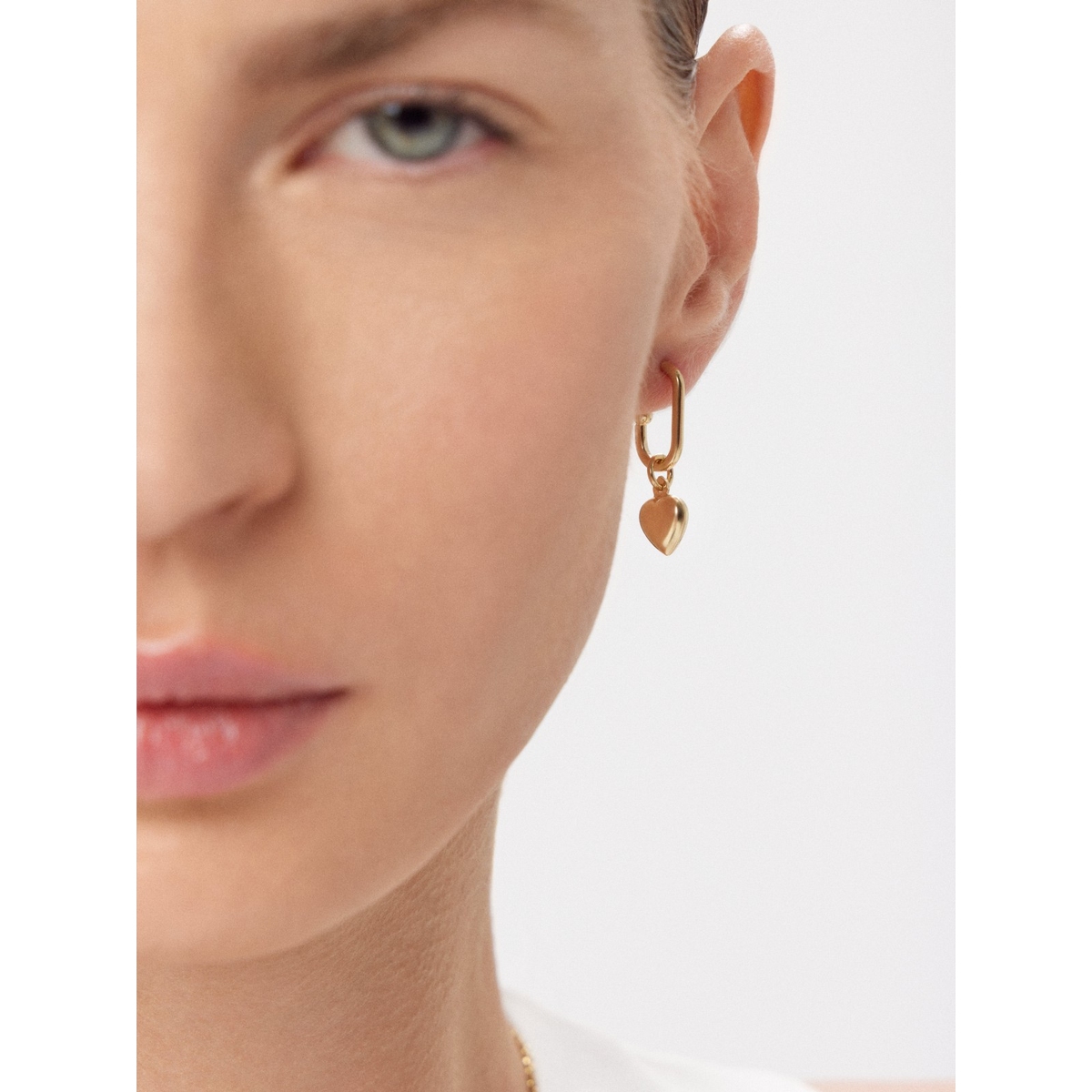 Kolczyki srebrne pozłacane ATELIER