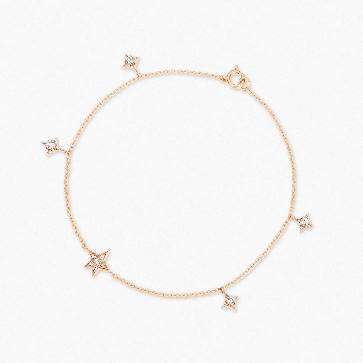 Bransoleta złota Follow