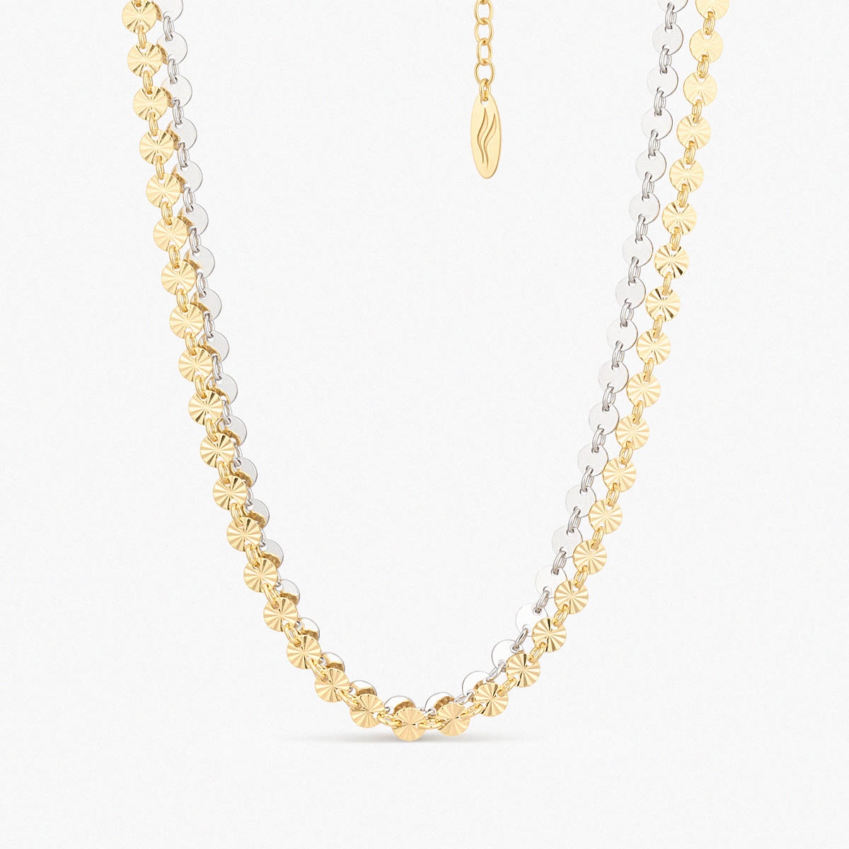 Naszyjnik srebrny Follow