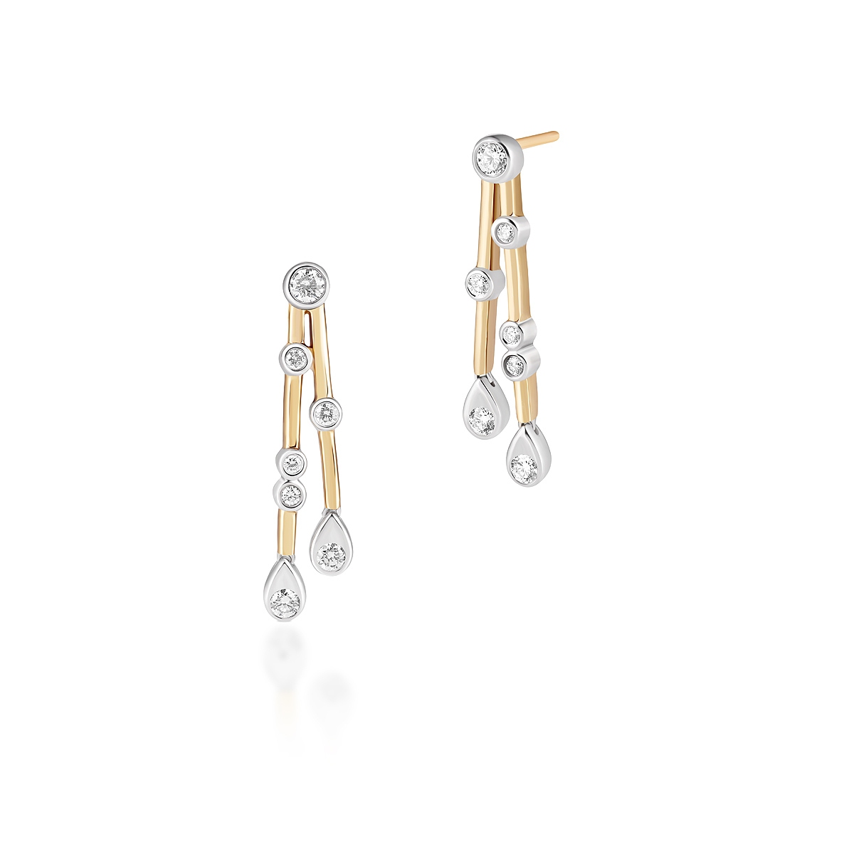 Kolczyki złote W.KRUK