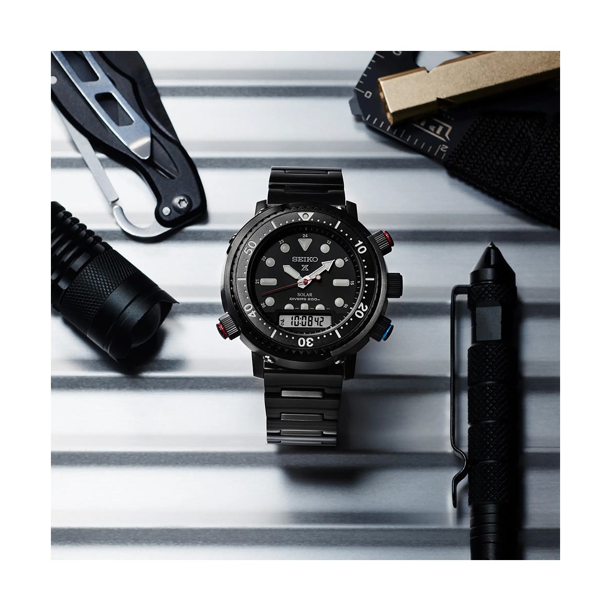 ZEGAREK SEIKO PROSPEX SOLAR HYBRID DIVER''S 40TH ANNIVERSARY LIMITED EDITION