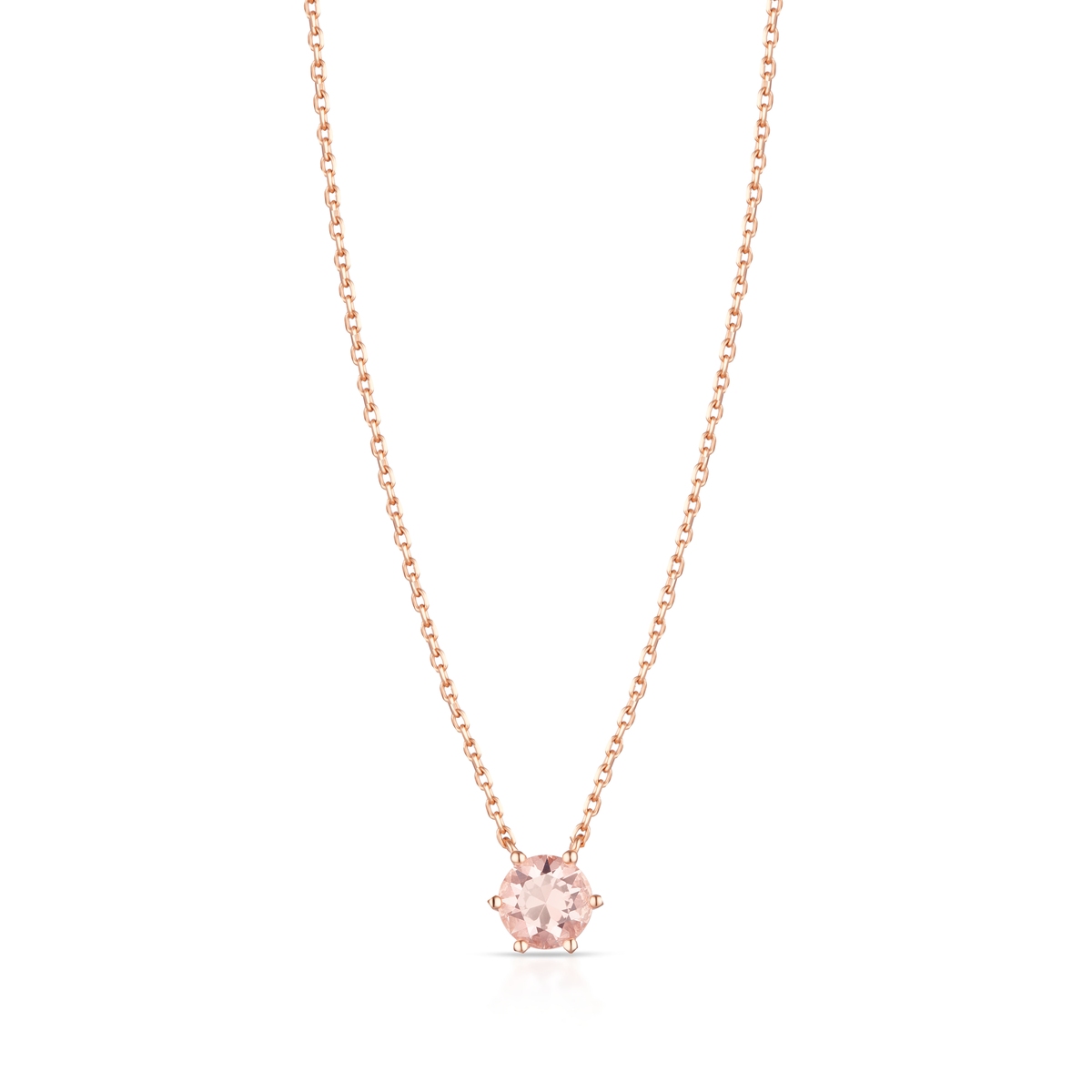 Naszyjnik srebrny pozłacany z cyrkonią