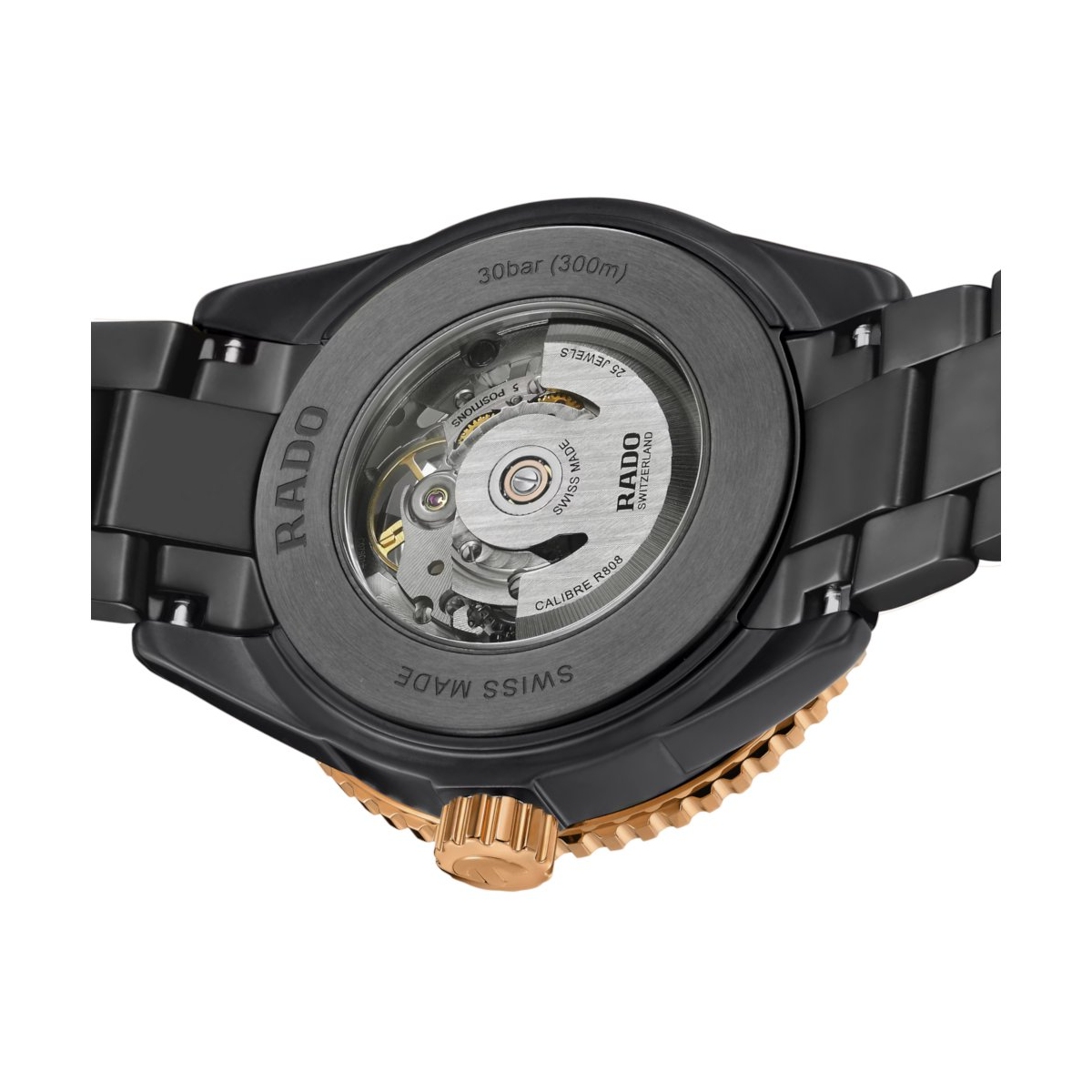 ZEGAREK RADO Captain Cook High-Tech Ceramic Skeleton