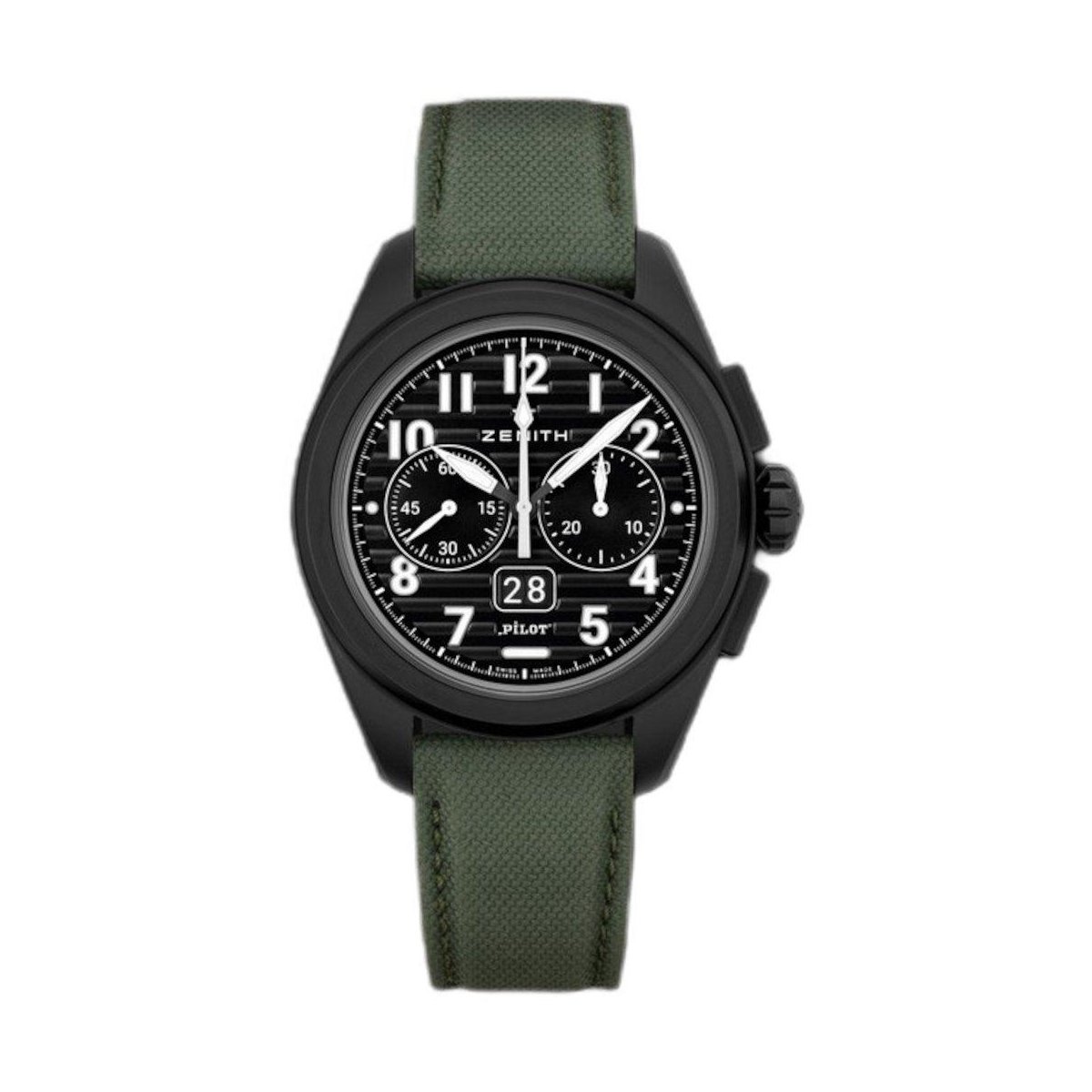 ZEGAREK ZENITH PILOT BIG DATE FLYBACK CHRONOGRAPH