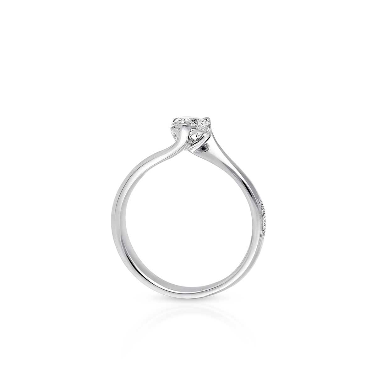 Pierścionek białe złoto RECARLO