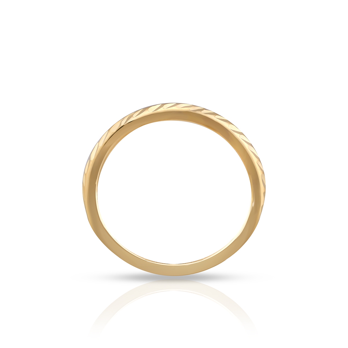Pierścionek złoty basic