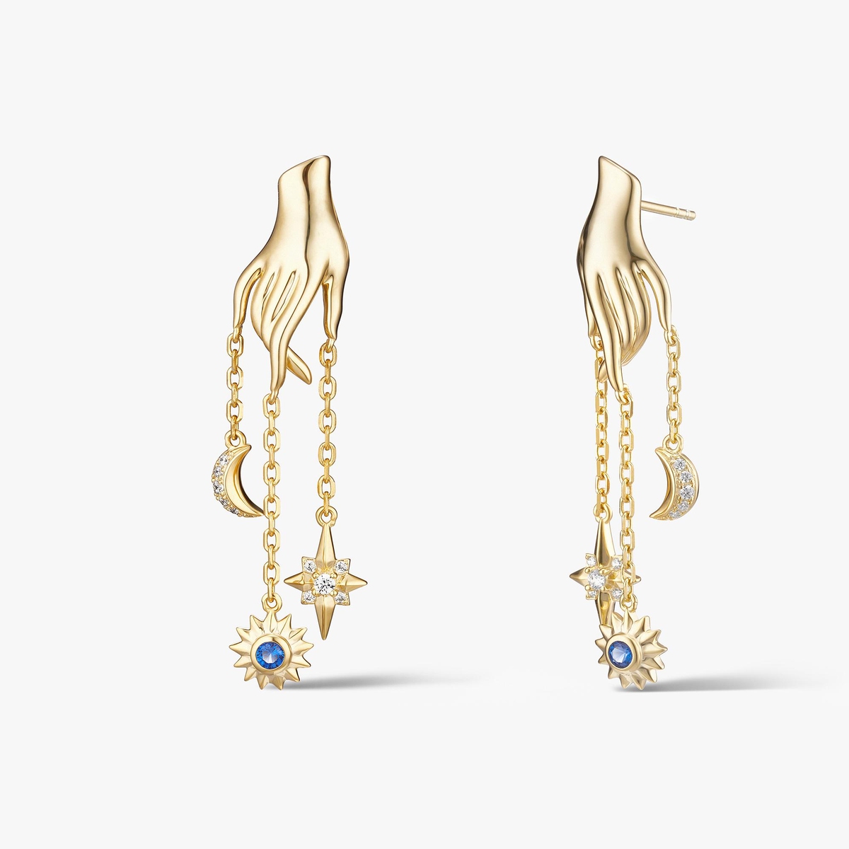 Kolczyki srebrne Alchemia