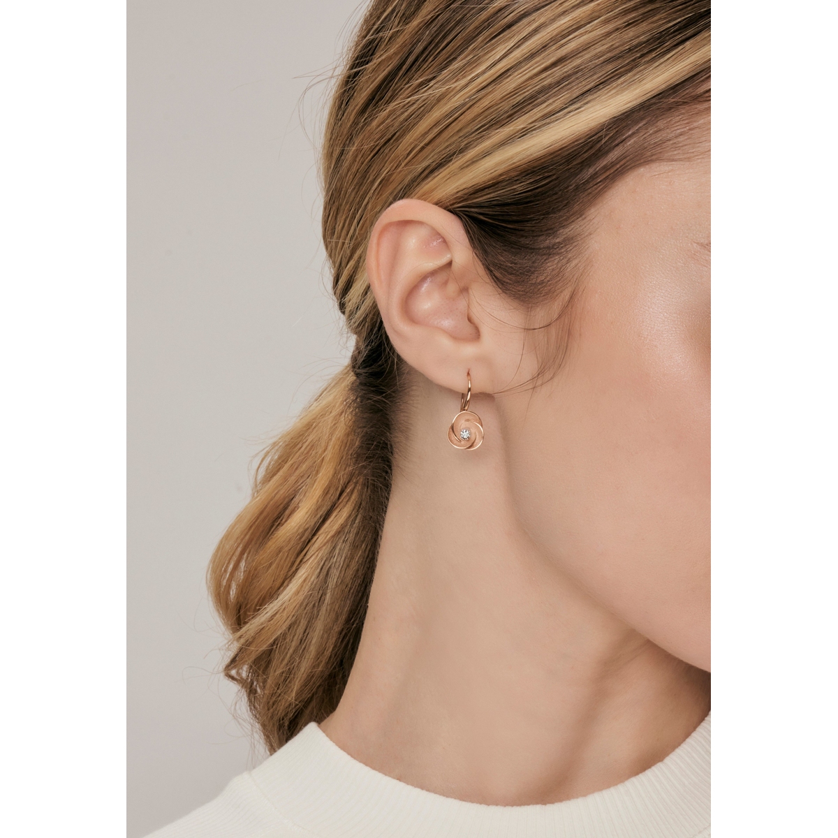 Kolczyki różowe złoto CAMMILLI FIRENZE