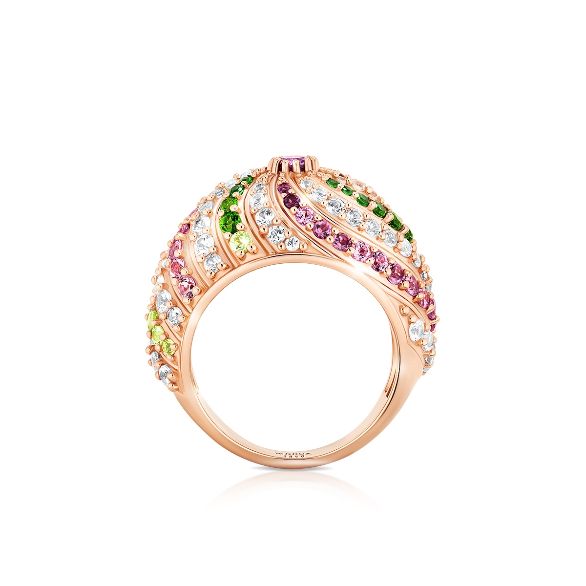 Pierścionek złoty Lunapark