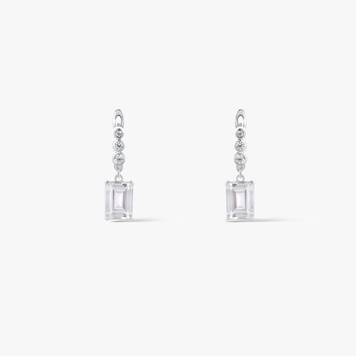 Kolczyki srebrne z cyrkoniami Ceremonials