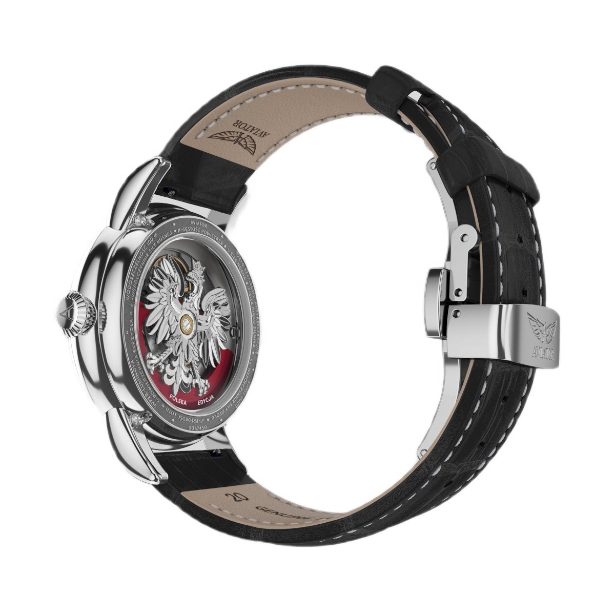 ZEGAREK AVIATOR DOUGLAS DAY-DATE POLSKA EDYCJA