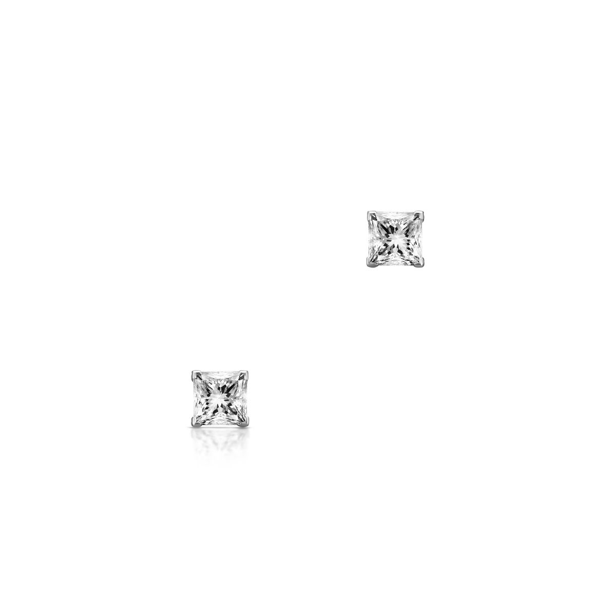 Kolczyki białe złoto Niezwykły