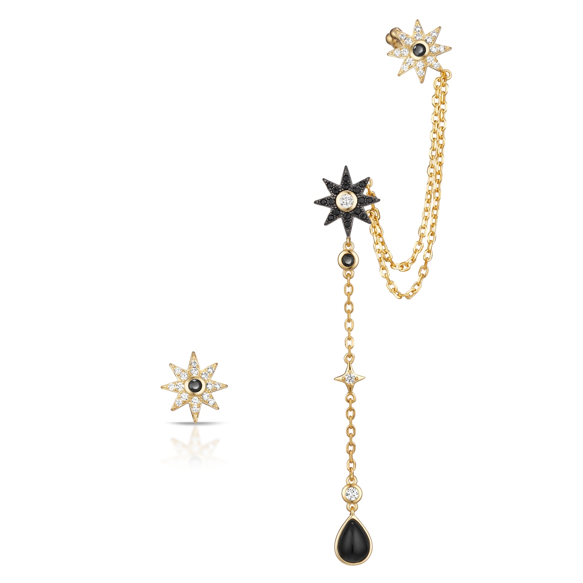 Kolczyki srebrne Alchemia