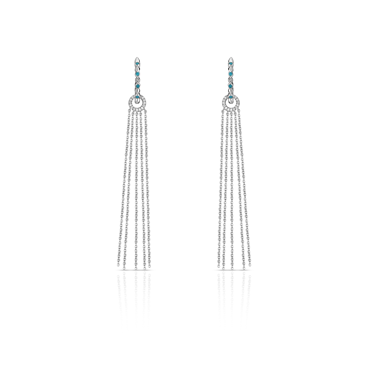 Kolczyki srebrne Laguna