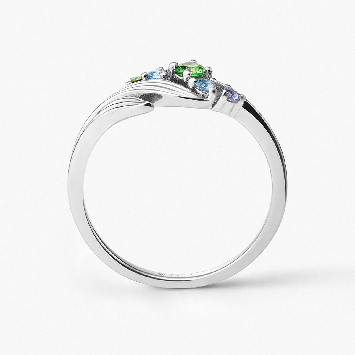 Pierścionek srebrny KOI