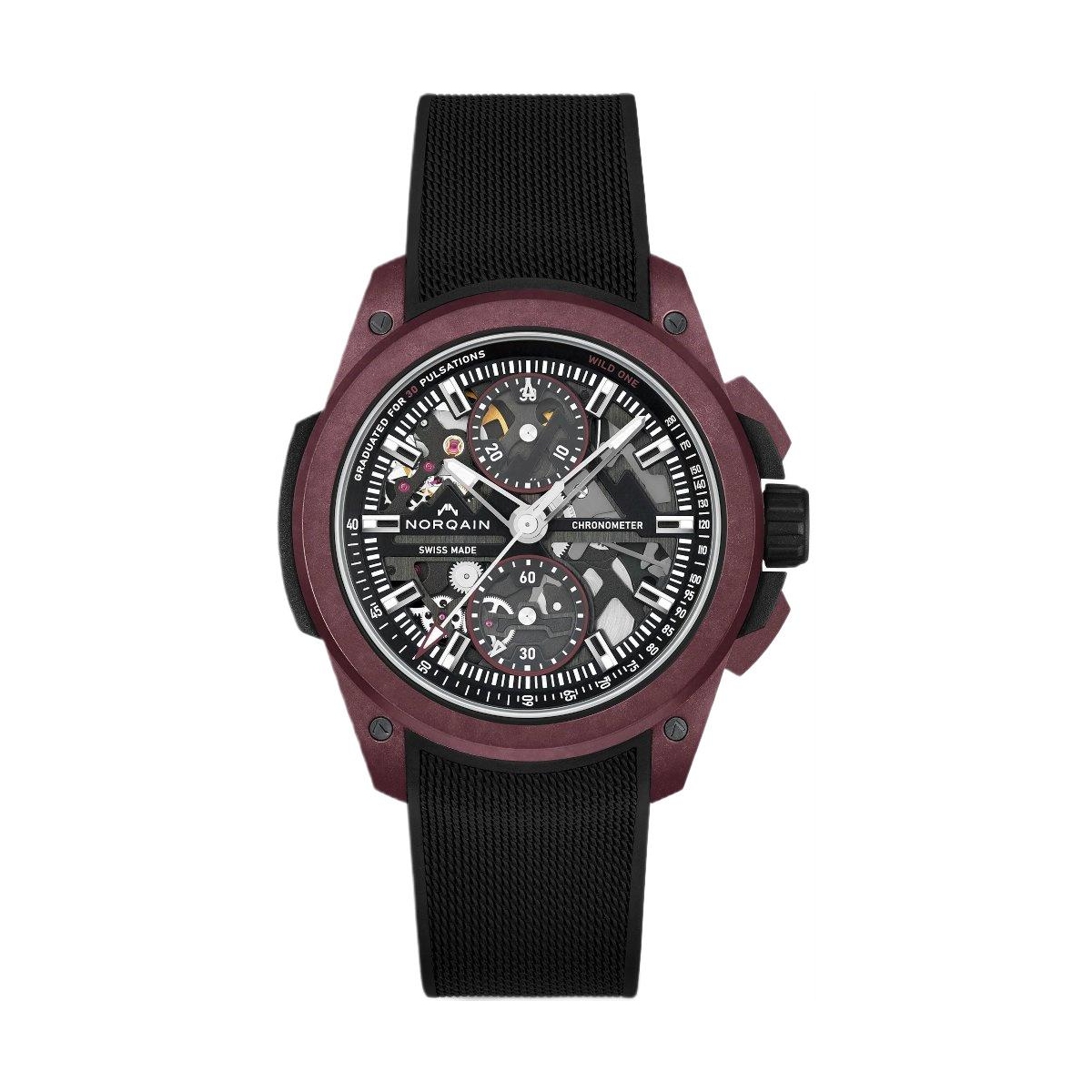 ZEGAREK NORQAIN WILD ONE SKELETON CHRONO LIMITED EDITION