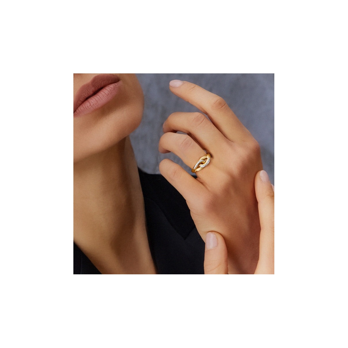 Pierścionek złoty Nanis